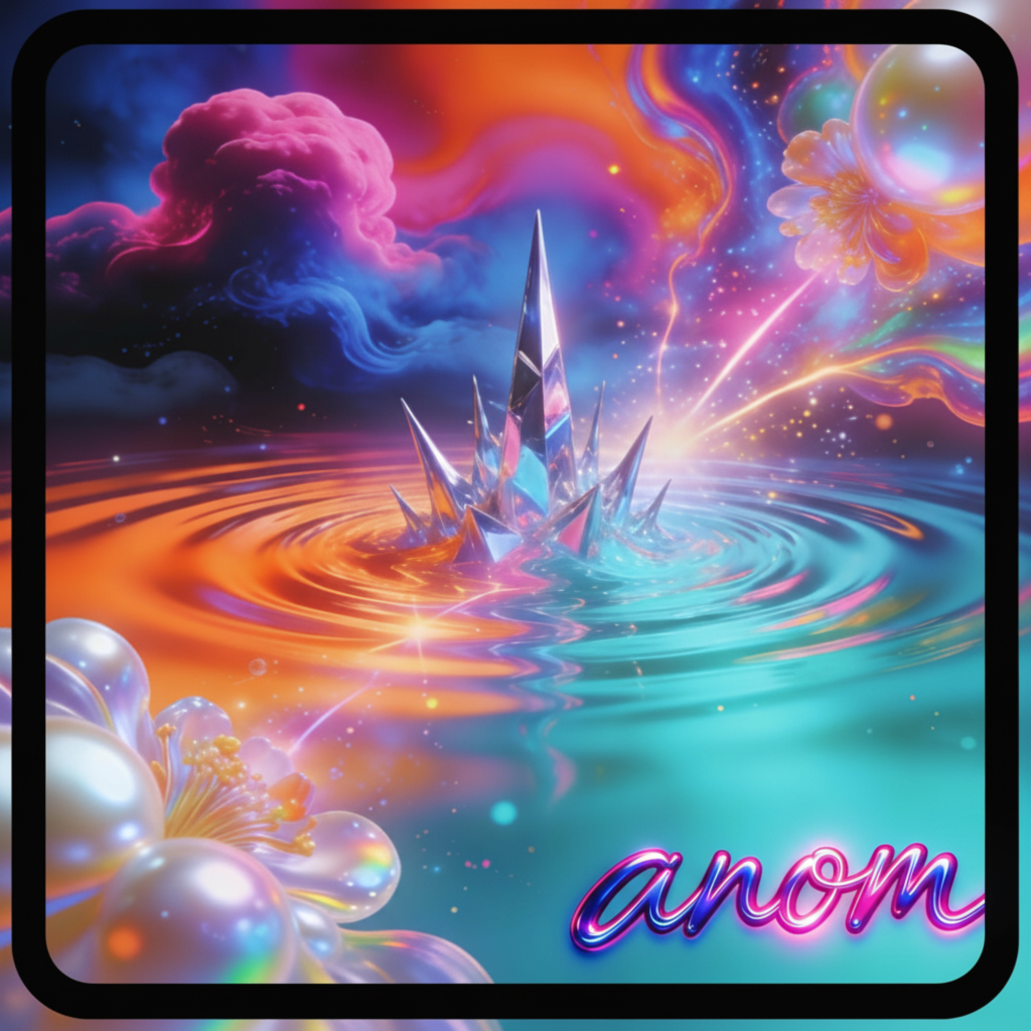 Anom Crystal Splash identity piece