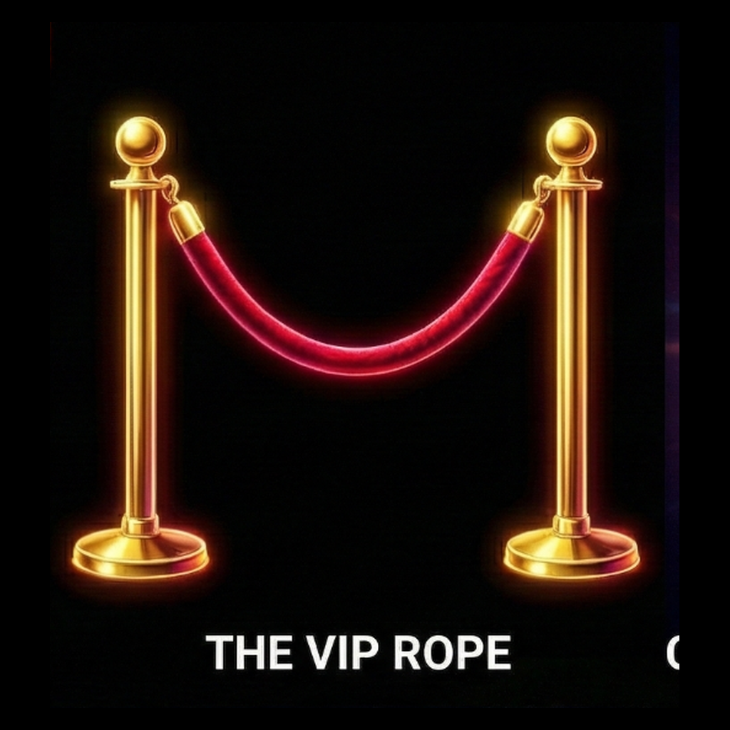 The VIP Rope identity piece