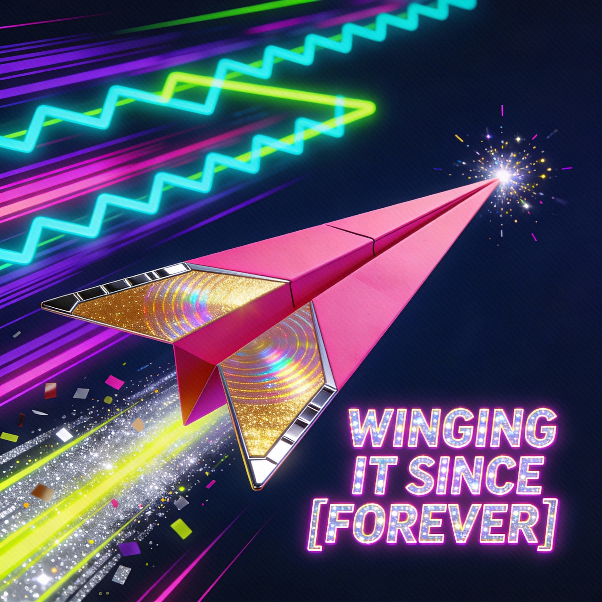 Winging It Since Forever mood piece