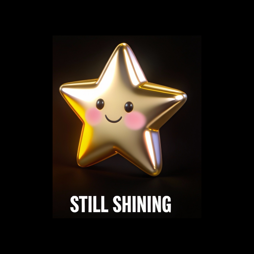 Still Shining identity piece