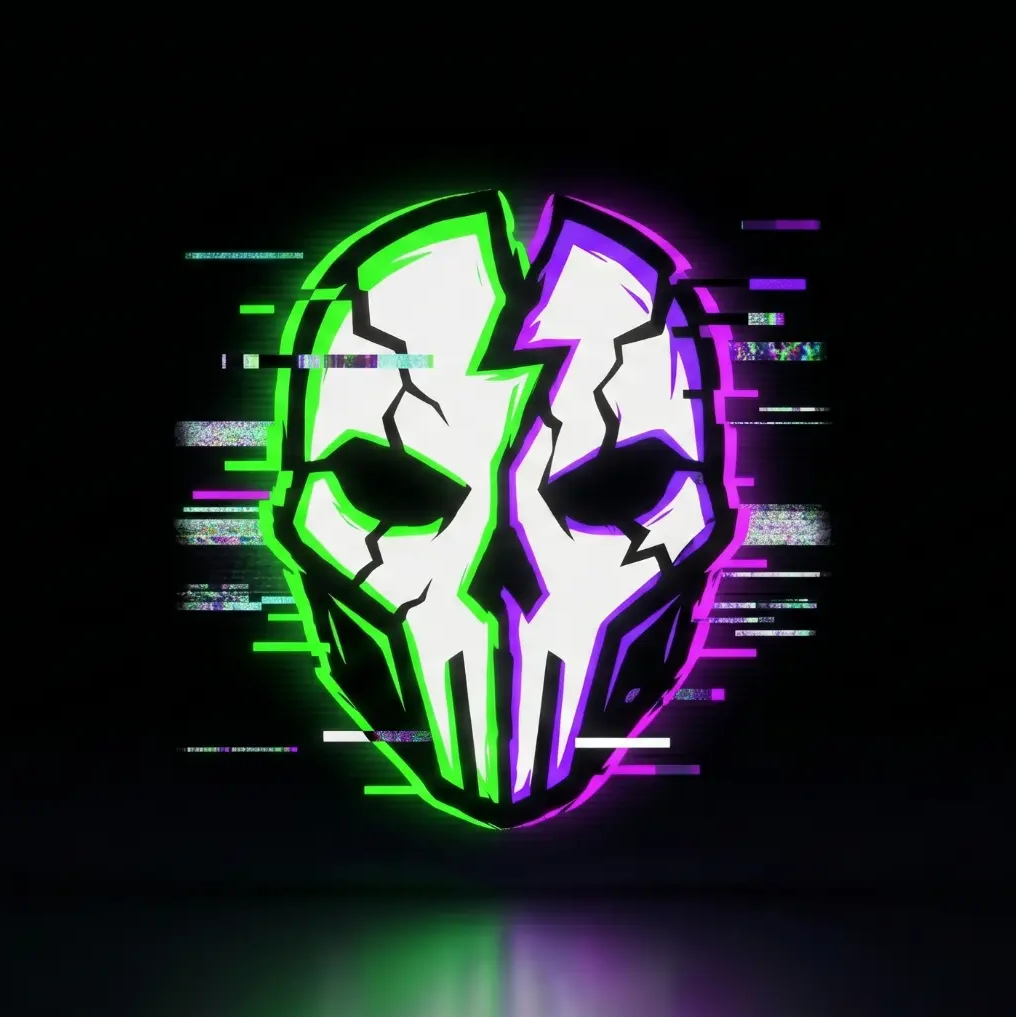 Glitch Skull identity artwork